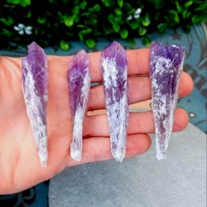 💜 4 Bahia Amethyst Crystal Wands